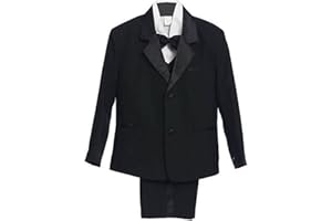 Classykidzshop Formal Suit Tuxedo Set - Black 10, Black