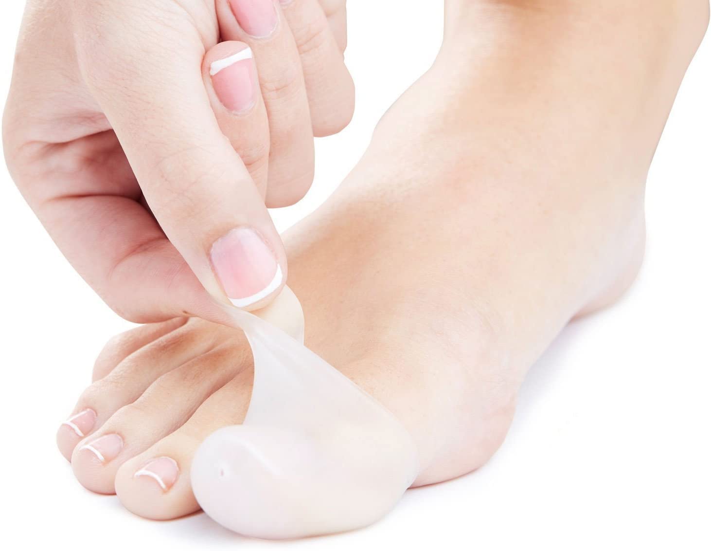 PEDIMEND™ Soft Silicone Gel Big Toe Cap Protector - Straightener - Prevent Corn - Blisters - Friction Injury - Toe Nail Protector - Ingrown Toe Nails – Unisex - Foot Care 2PCS