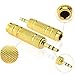 iMBAPrice Gold Plated 3.5mm to 6.35mm Stereo Adapter