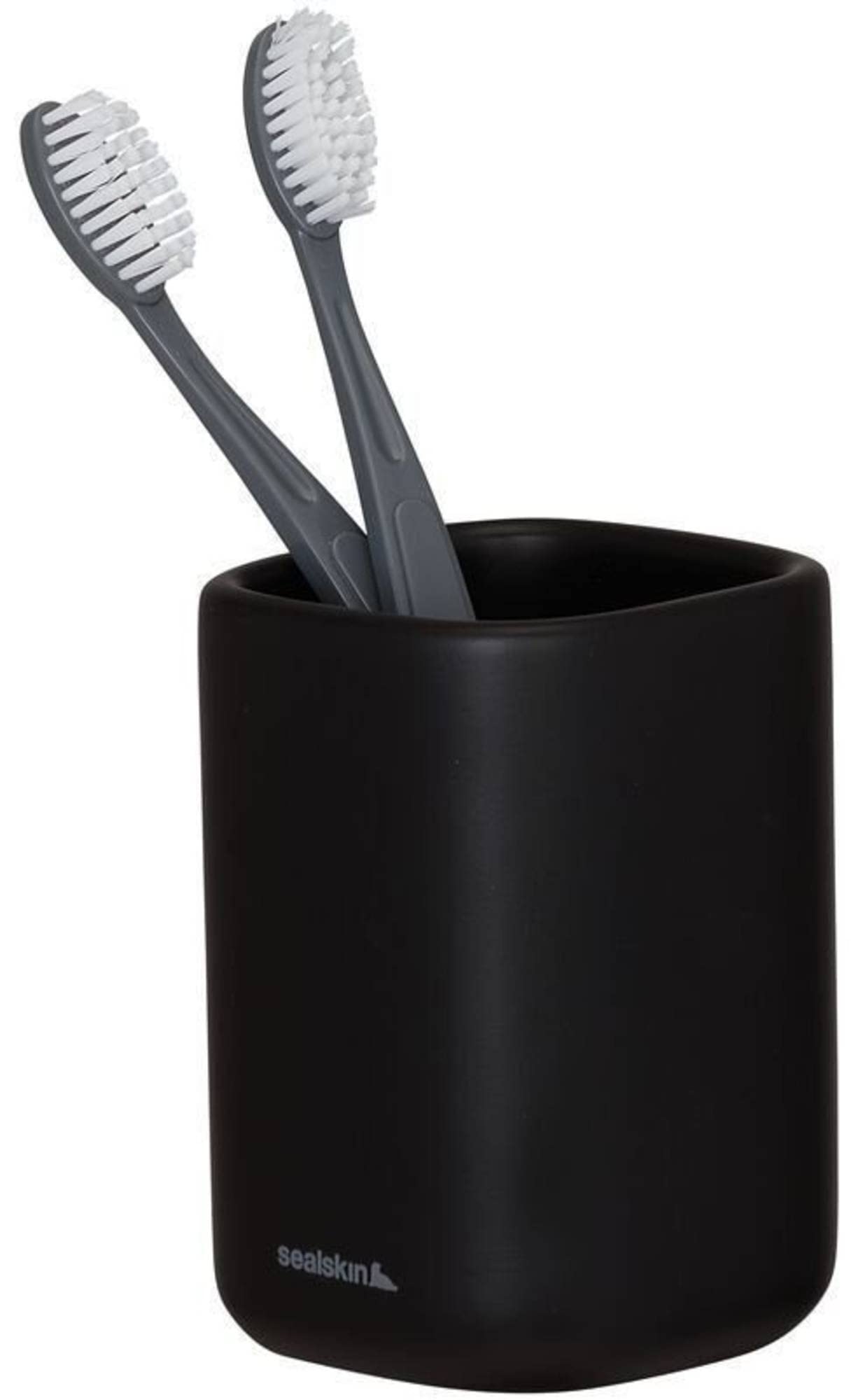 Sealskin Mind Toothbrush tumbler freestanding Black,B x H x T: 75 x 111 x 75 mm