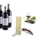 Wine Opener Ztent Waiter's Corkscrew Rosewood Handle Bottle Openers and Foil Cutter