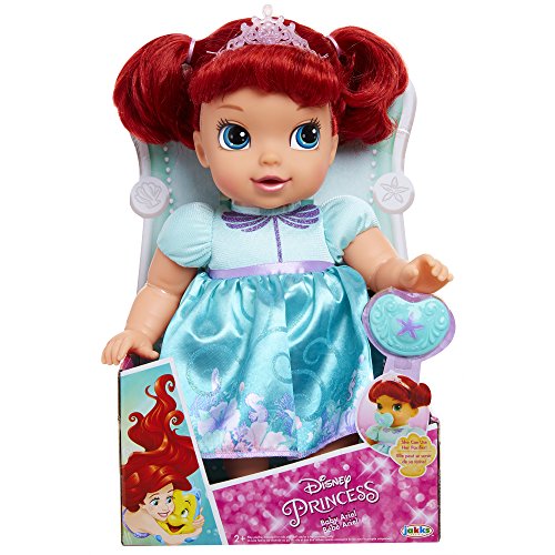 Disney Princess Deluxe Baby Ariel Doll with Pacifier Baby Doll Toy