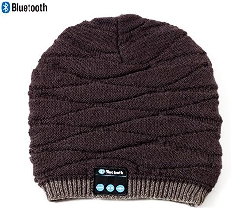 Make Your Life Bluetooth Beanie Snowboard Hat with Removable Wireless Headset Headphone Earphone Cap Speaker Mic for Outdoor Skiing Running Music Tech Birthday