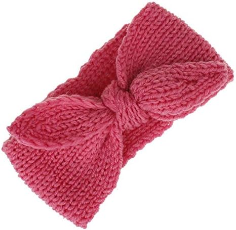 SOOKOO Baby Headband Infant Hairband Winter Wool Knitted Bow Headband for Baby Boy and Girl
