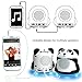 Mini Cute Animal Battery Powered Portable Speaker with LED Night Light (Panda Pal Jr) Speaker for Kids by GOgroove - Passive Subwoofer, Built-in 3.5mm AUX Cable - Plug Into Tablets, Phones, & more