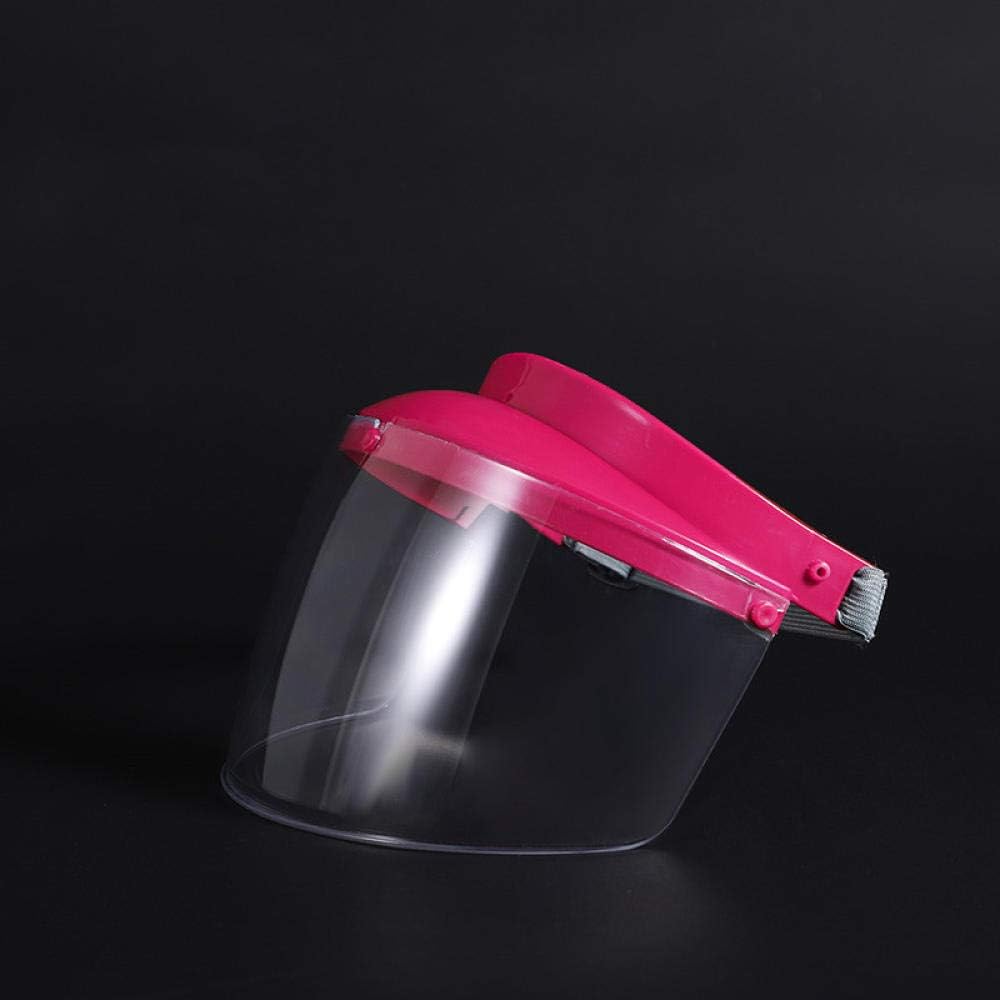 Protective mask anti-fog saliva transparent full mask anti-cooking oil spray artifact full face cover raincoat set.