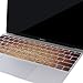 Mosiso Keyboard Cover for MacBook Pro 13 Inch 2017 & 2016 Release A1708 No Touch Bar & New MacBook 12 Inch A1534 Protective Skin, Wood Grain