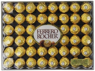FERRERO ROCHER CHRISTMAS CHOCOLATE, ASSORTED, 48CT (IMPORTED FROM CANADA)