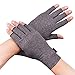 Banillue Compression Arthritis Gloves, Fingerless Hand Gloves for Rheumatoid & Osteoarthritis - Joint Pain and Carpel Tunnel Relief-Men & Women -Small