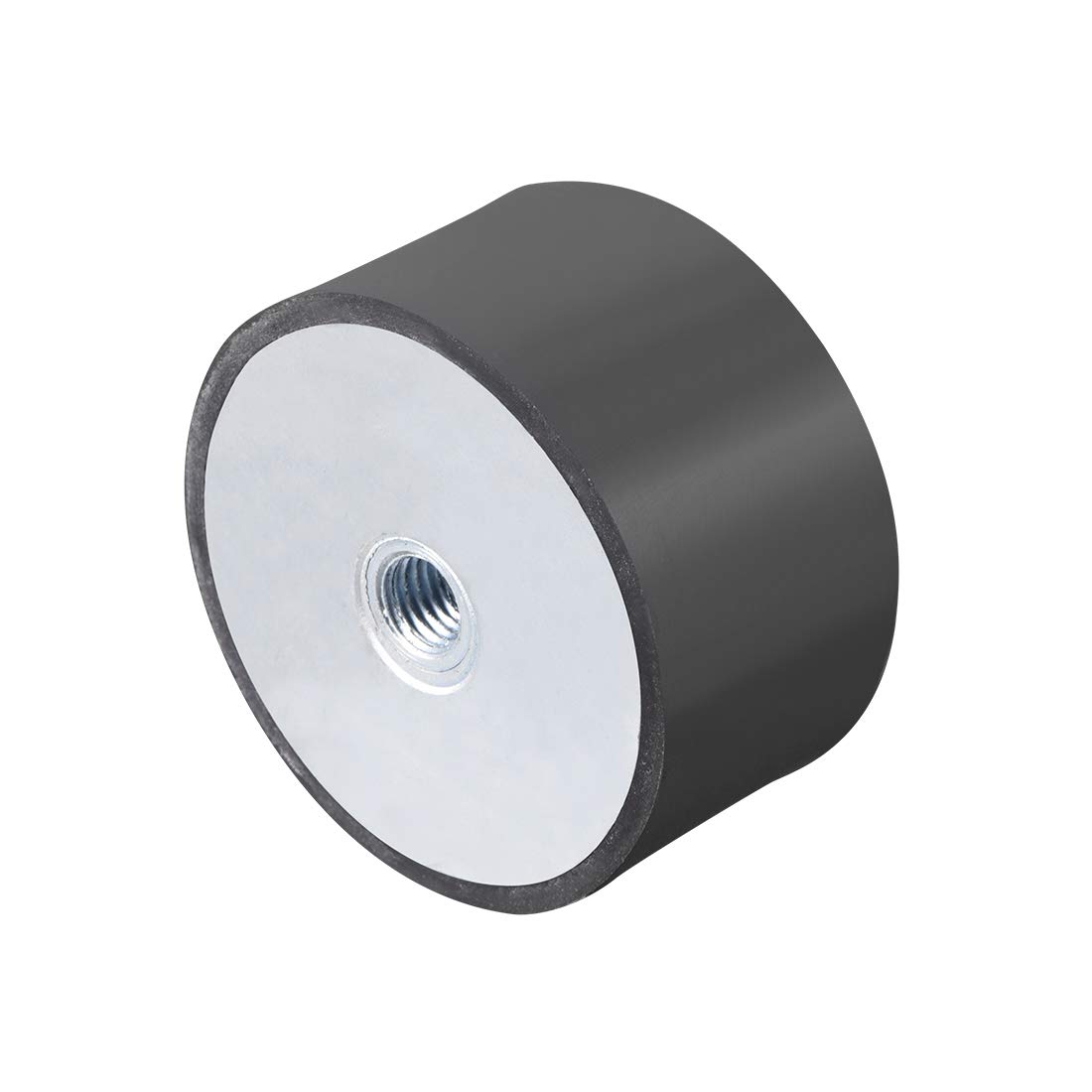 sourcing map 75 X 40mm M12 Thread Female Rubber Mounts Vibration Isolators Replaces Anti Vibration Pads Flat Silentblock Base Block