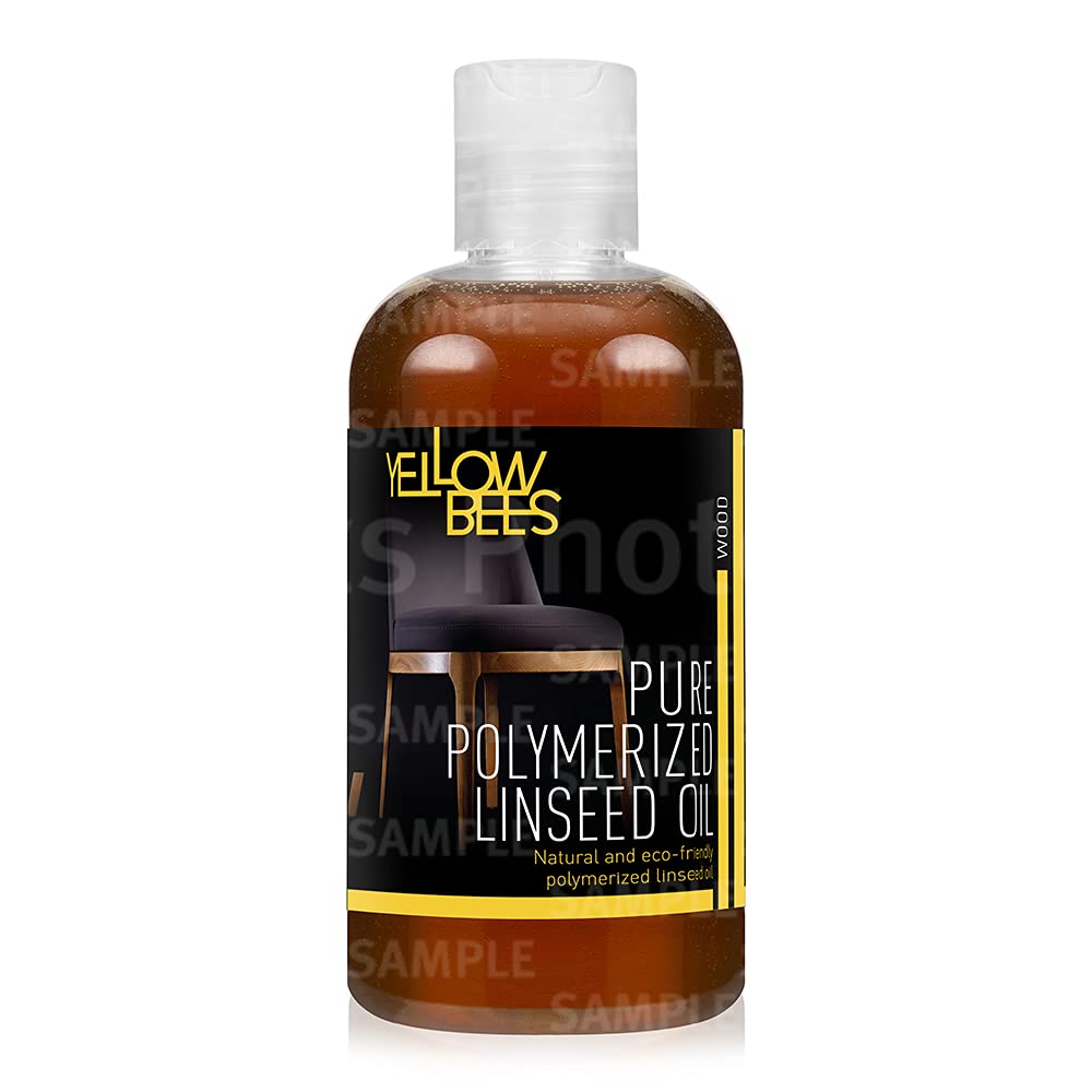Linseed Oil Polymerized, Natural Alternative to Boiled Linseed Oil Worktop Oil Clear Suitable for all Wood