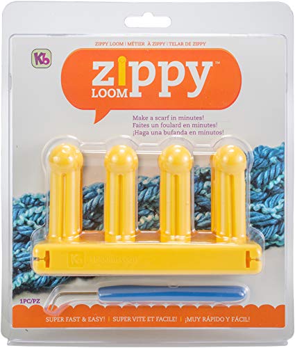 Authentic Knitting Board Zippy Knitting Loom, 5.25 by 3