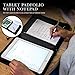 Cooper Bizmate Padfolio Organizer Case for Apple iPad Pro 9.7, iPad Air 2 1 | Business Executive Tablet Portfolio with A5 Notepad Paper Pad (Black)