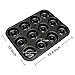Webake Donut Pan Non-stick Mini Donut Tray Heavy Gauge 2.8 Inch Doughnut Pans for Baking 12-Cavity