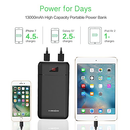 6 X+DRAGON+13000mAh+Digi+Power+External+Androids