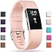 Geak Fitbit Charge 2 Bands, Special edition Replacement bands for Fitbit Charge2, Small Blushpink
