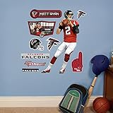 NFL Atlanta Falcons Matt Ryan Fathead Wall Decal, Junior