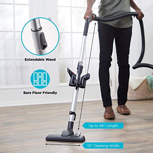 Simplicity Canister Vacuum Cleaner, Jill Compact Vacuum for Hardwood