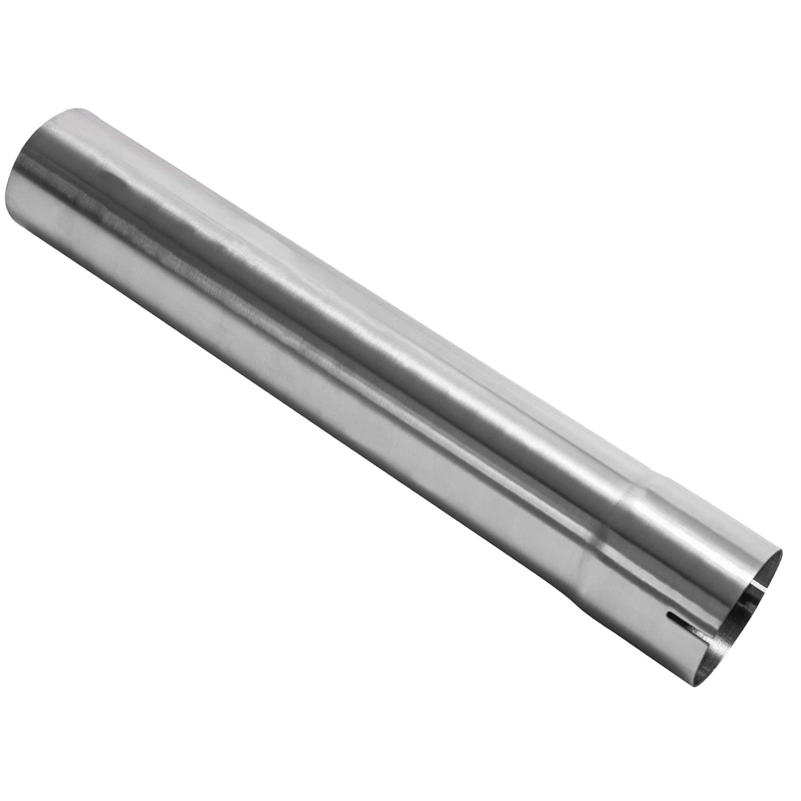 Photo 1 of 5 Inch Exhaust Pipe T304 Stainless Steel Exhaust Tubing (SS Tubo),Tailpipe 5" OD-to-Five ID Adapter Length 17.3"Straight Tubing, Flared & Slotted End, Polished Finish,Universal Connector Tubo