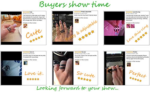 4 Matter+Adjustable+Stainless+Inspirational+Opening