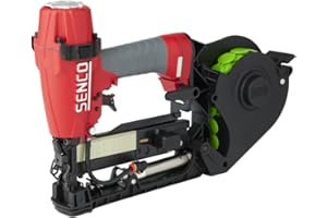 SENCO CS61H1 Pneumatic Cap Stapler, 3/8 Inch Crown, 1-1/2 inch 18 Gauge for Roofing, Underlayment, Housewrap and Insulation C