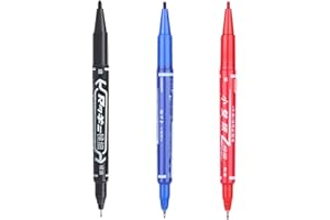 Hildbrandt Tattoo Pen Dual-Tip Skin Marker Piercing Marking Surgical Scribe 3 Pack