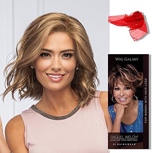 2 Item Bundle: Soft and Subtle Wig by Eva Gabor, Chiffon Scarf (Peite/Average, GL14-16) by Gabor Wigs
