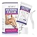 Hair Removal Cream for Women, Depilatory Cream, Natural Painless Permanent Thick Hair Removal Lotion + Plastic Scraper, Used for Arm, Bikini Line, Legs and Underarm Smooth and soft skin- 50ml