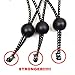 63058 Dajia 25Piece 5mmx9 inch Ball Bungee Canopy Ties tarp Ties Bonus 6pc Mini Bungee Cord