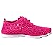ALEADER Kid's Quick Dry Water Shoes Comfort Walking Sneakers Black/Fushia 3 M US Little Kids