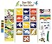 Dinosaur Arts and Crafts Kit Supplies for Kids & Preschooler includes: Dab & Dot Markers, Stencils, Mosaic, Sketch Book, Pom Poms, Googly Eyes & Pipe Cleaners -A Busy Box of Activities Over 100 Pieces