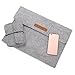 Aidonger Sleeve Case Cover Ultrabook Netbook Tablet Bag Protective Carrying Case with Card Slot for Apple MacBook Ipad (13”-13.3“, Black)