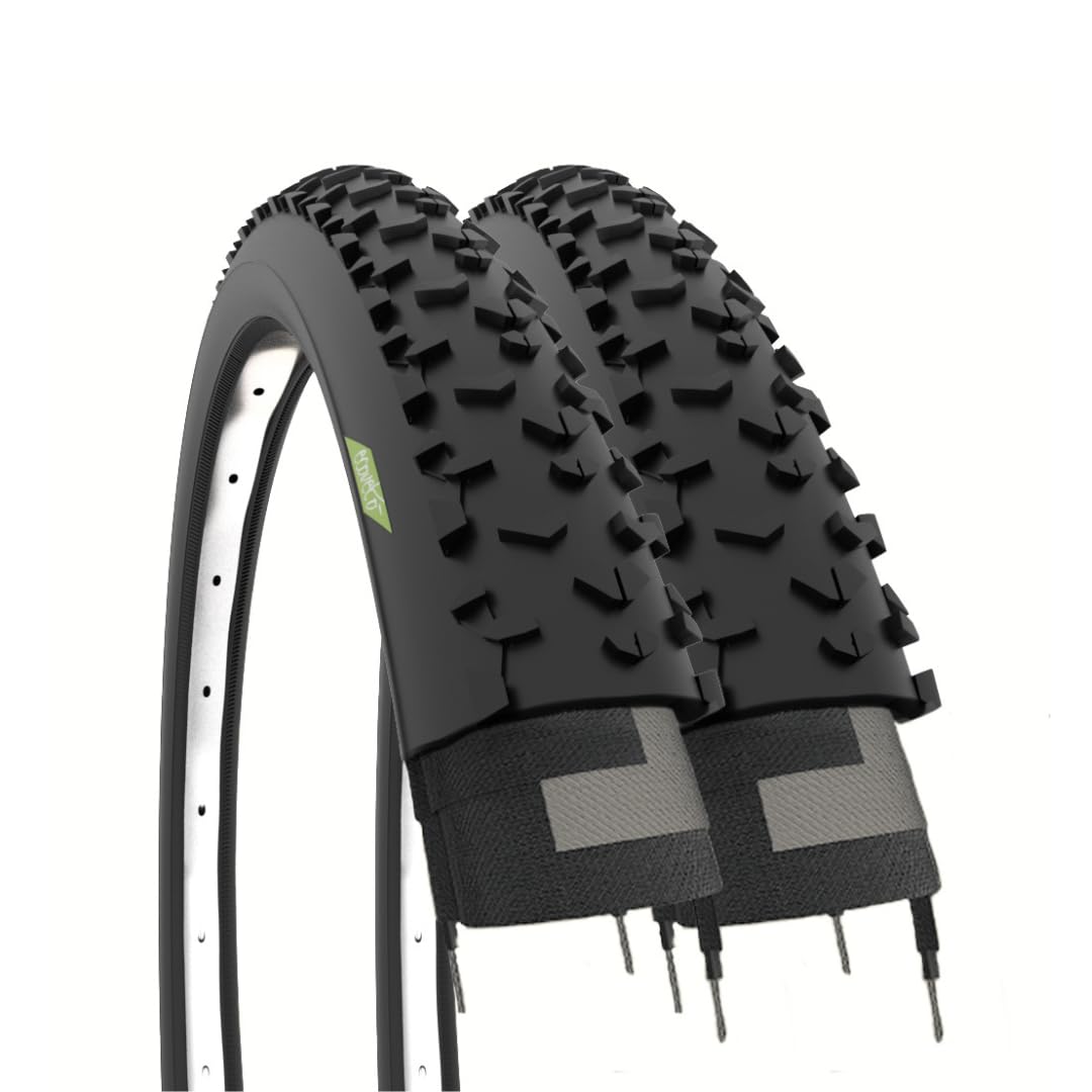 ECOVELO MTB Tyres 27.5 x 2.25 Unisex Adult, Black