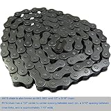 Mumaxun #415 Type of Chain, 415-110L Chain for 49cc to 80cc 2-Stroke Engine Motorized Bikes/Bicycle I CH15