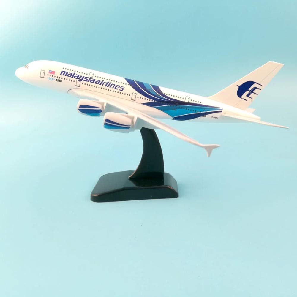 HCBYJ Airplane Model Malaysia Airlines Airbus Aircraft Model 1:200 Diecast Metal 20cm Airplanes Plane Toy Gift
