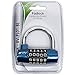 BV 5 Digit Combination Alloy Padlock - Safety Lock for Toolbox, Closet & Gym Locker (Blue - Pair)