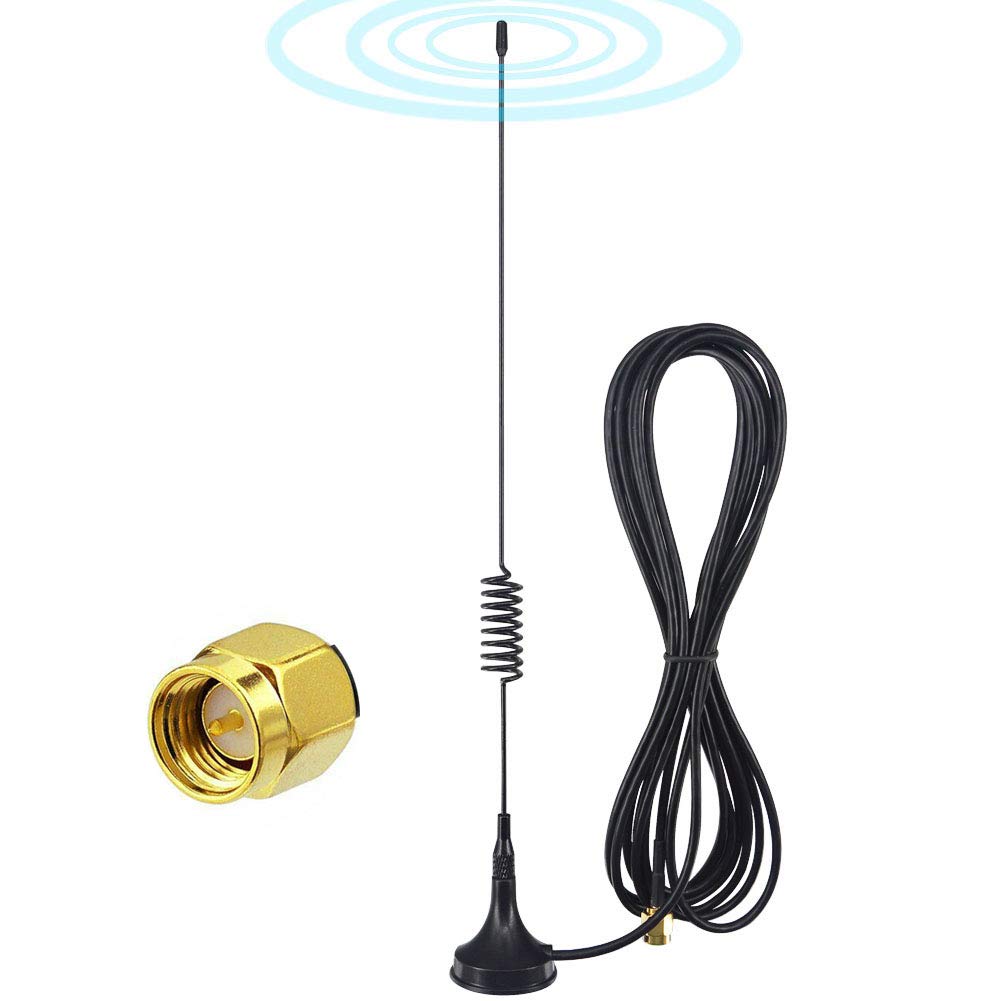 YILIANDUO 4G LTE Antenna 7dBi MIMO SMA Male Antenna with Magnetic Base RG174 Coaxial Cable 3M for 4G LTE Router Cellular Gateway Modem Hotspot Wireless Router Hub WiFi Signal Booster