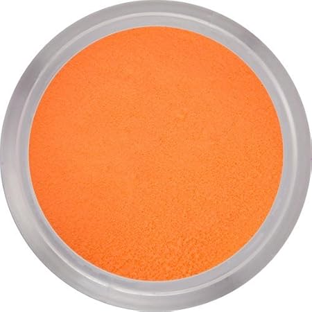 Nail Perfection 11g Neon Orange Acrylic Nails Powder Amazon Co Uk Health Personal Care