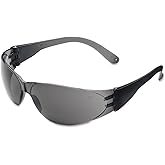 MCR Safety Checklite Scratch-Resistant Safety Glasses, Gray Len, PACK of 12