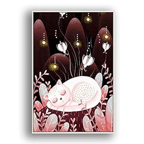 Framed Canvas Wall Art for Living Room, Bedroom Flow in The Dream Canvas Prints for Modern Home Decoration Ready to Hang - 16"x24" inches