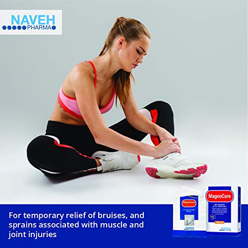 MagnoCare - Magnesium & Epsom Salt Wet Pads to Reduce Pain, Aches and Inflammation, 5 Individually-Wrapped, Single-Use Pads, by Naveh Pharma