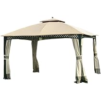 thumbnail image 2 of SunJoy L-GZ717PST-C 10x12ft Replacement Canopy For Windsor Gazebo For 2 of 13