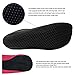 EQUICK Water Socks New Updated Version Durable Aqua Fins Barefoot Shoes Beach Pool Swim Surf Yoga Exercise,CTF01,Black,XXL