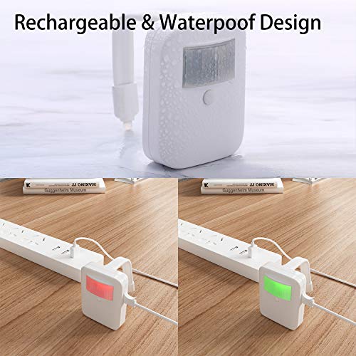 Chunace Rechargeable Toilet Night Lights 4 Pack, Motion Detection Bowl