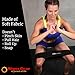 WODsuperstore Resistance Band for Legs & Butt - Hip Booty Circle Bands to Tone Glute, Thighs & HIPS (Blue Trio - Grippy, 3 Pack)