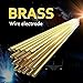 KKmoon 20PCS Brass Welding Brazing Rods Electrode 1.6mm333mm Soldering Rod No Need Solder Powder