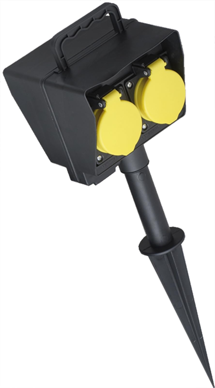Bachmann Gartensteckdose 2-fach schwarz