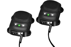 Loraffe Under Hood Rodent Repellent for Car Engines, 12V 24V Ultrasonic Mouse Deterrent with LED Strobe Lights – Mice and Rat Repeller for Truck, RV, Vehicle Engine Protection, Pack of 2