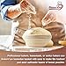 9 Inch Bread Banneton Proofing Basket,Scraper,Beginner E-book,Instruction Manual,Brotform Cloth Liner by Bakers’Luv–Rattan Rising Dough Basket Set –Artisan Homemade Sourdough Bowl Gift For Bakers
