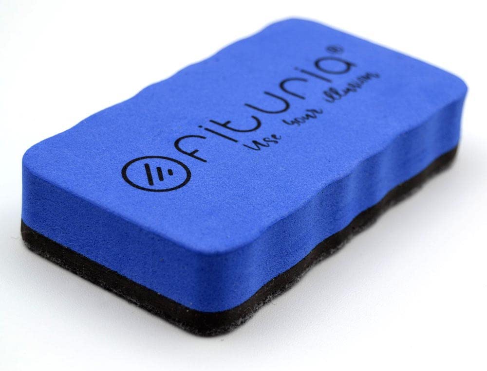 Magnetic Eraser for Whiteboard Marker Pen Yellow Eraser Vileda Whiteboard and Other Brands Magnetic Whiteboards and Erasable Markers (Blue)